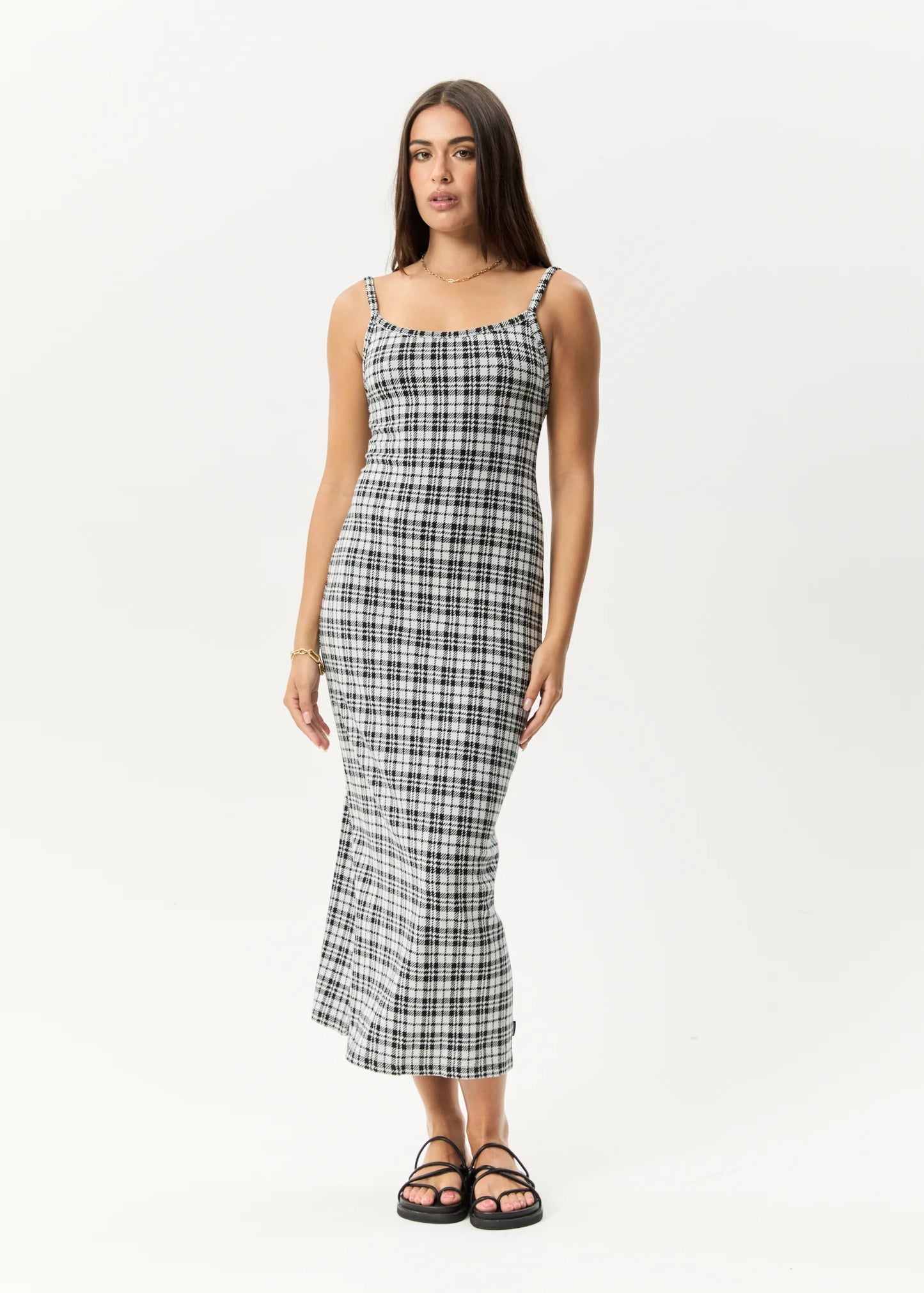 Blair Maxi Dress - Black/White