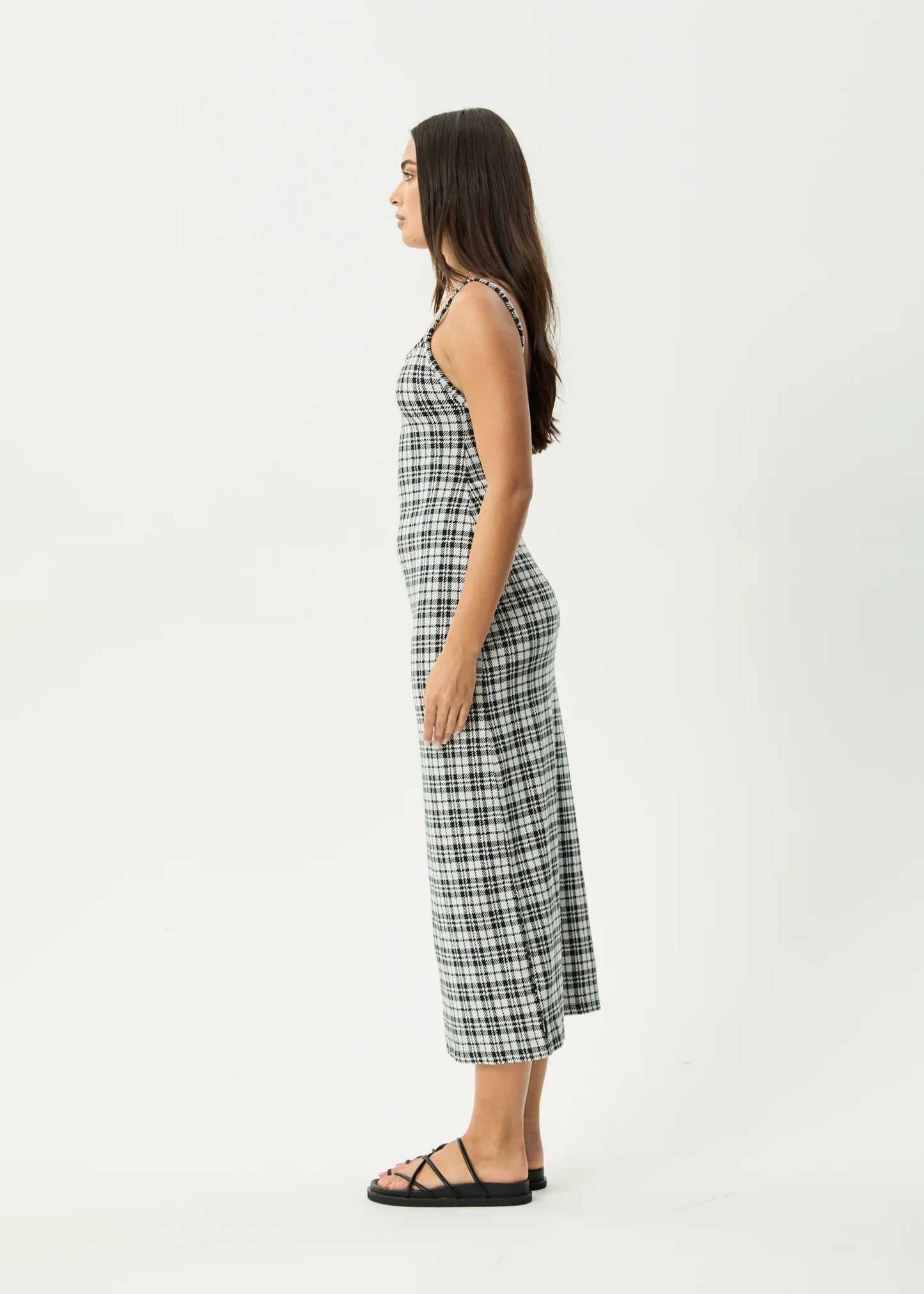 Blair Maxi Dress - Black/White
