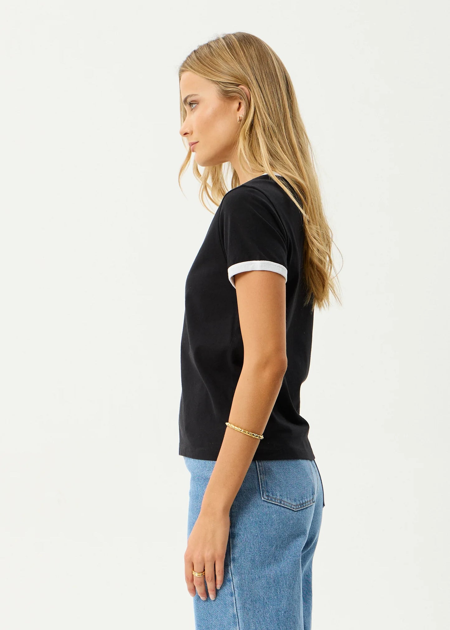 Gardening Club Ringer Tee - Black