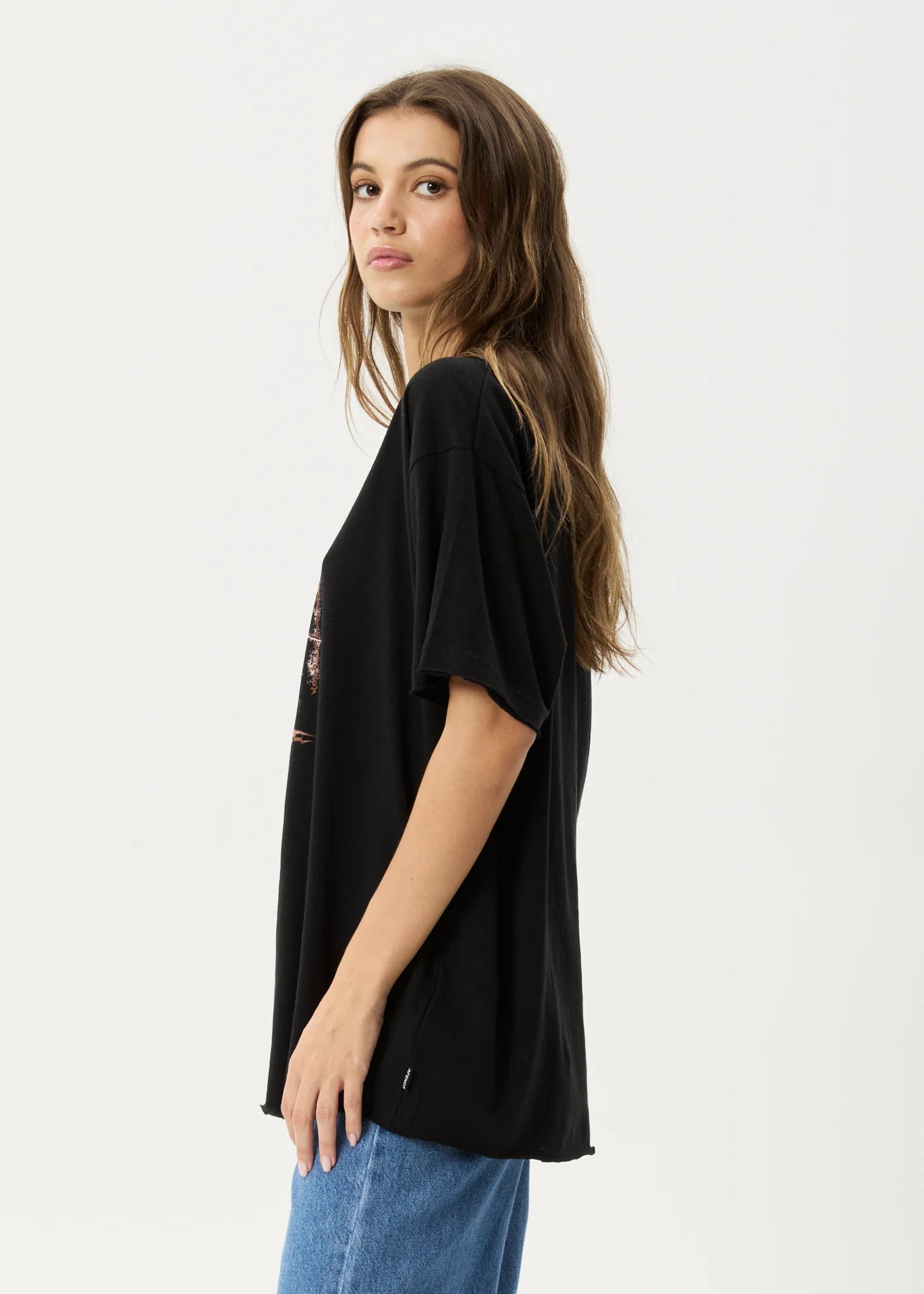 Shield Maiden Oversized Tee - Black