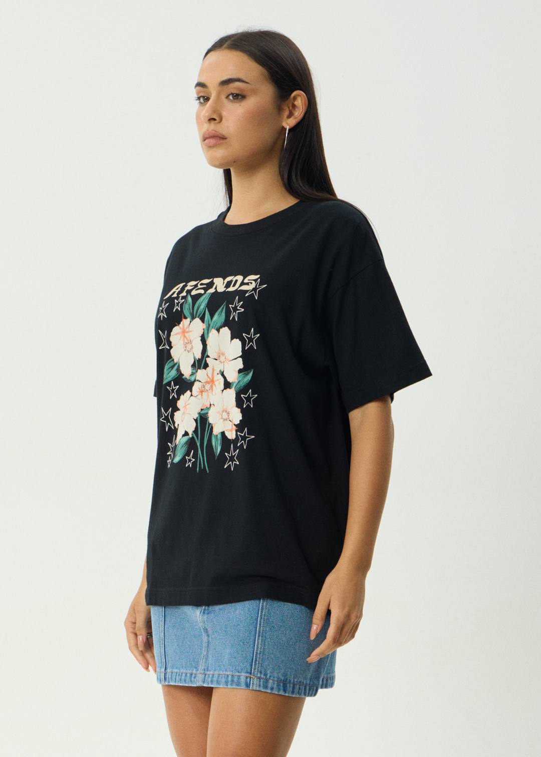 Anouk - Oversized Tee - Black