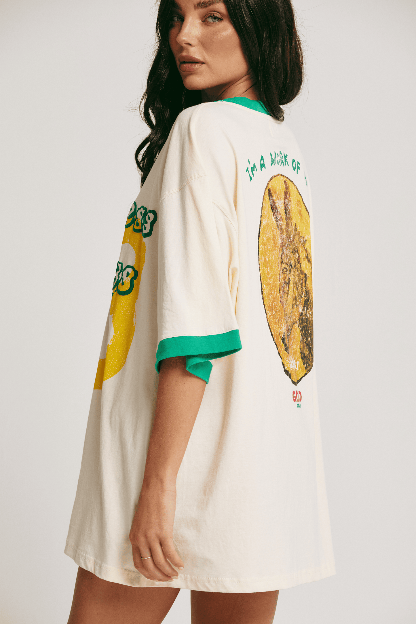 The Very Oversized Hot Mess Tee - Marshmallow