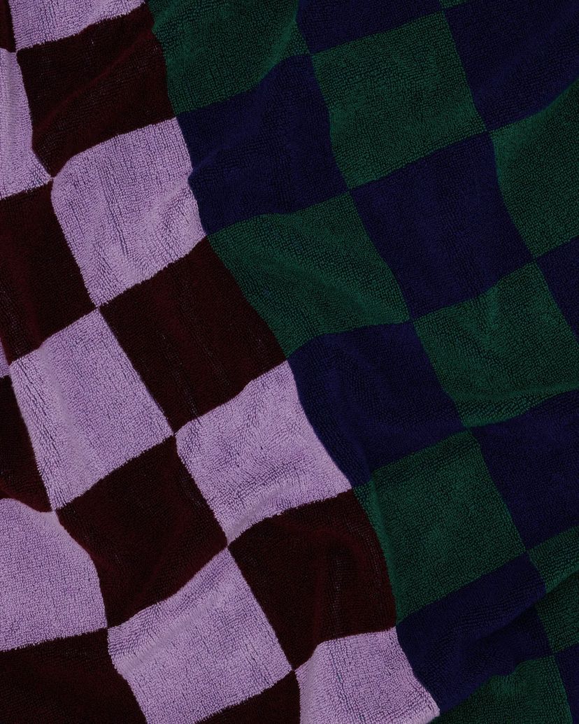Bath Towel - Jewel Check