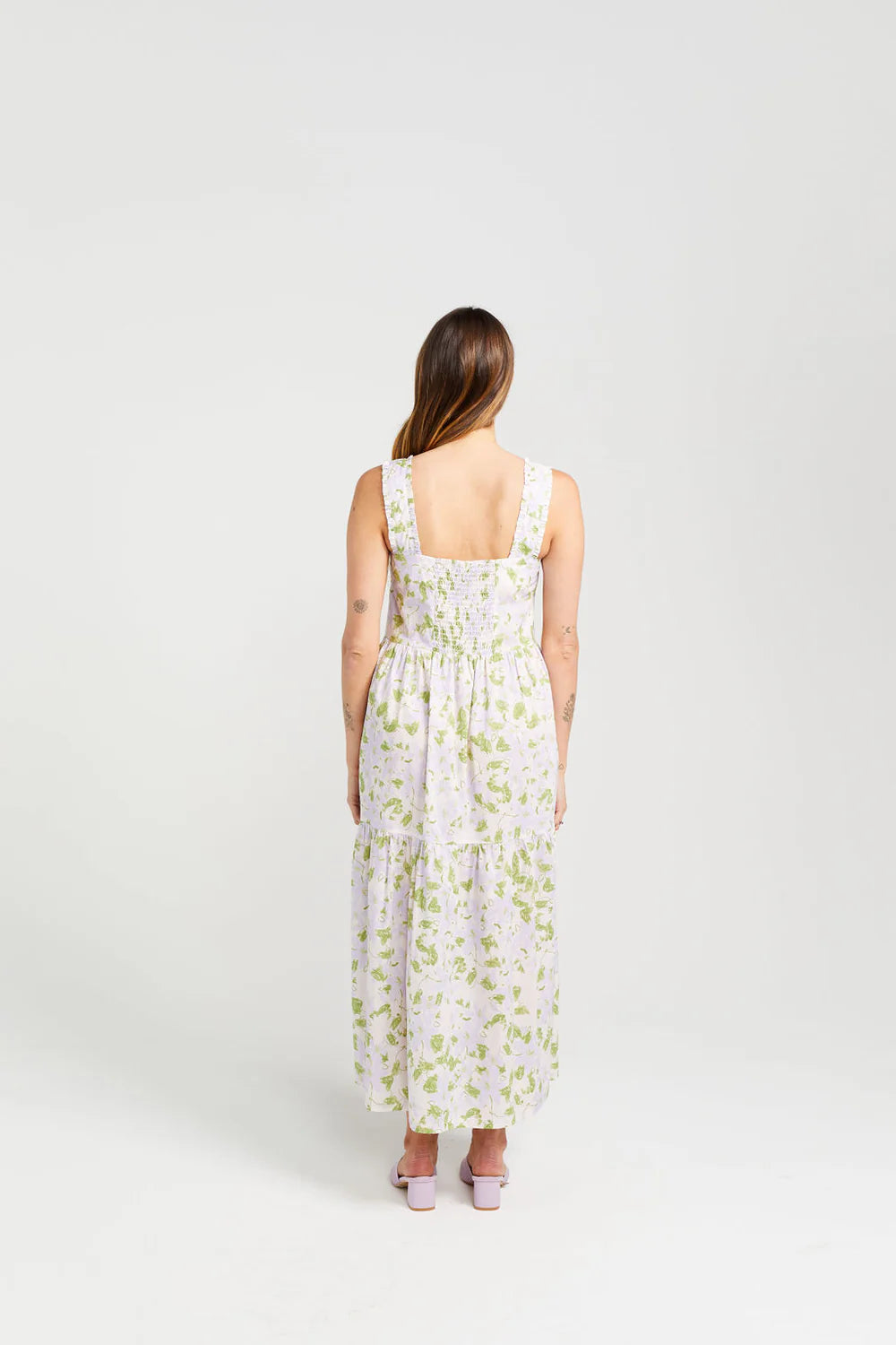 Ziggy Zag Dress - Painted Garden