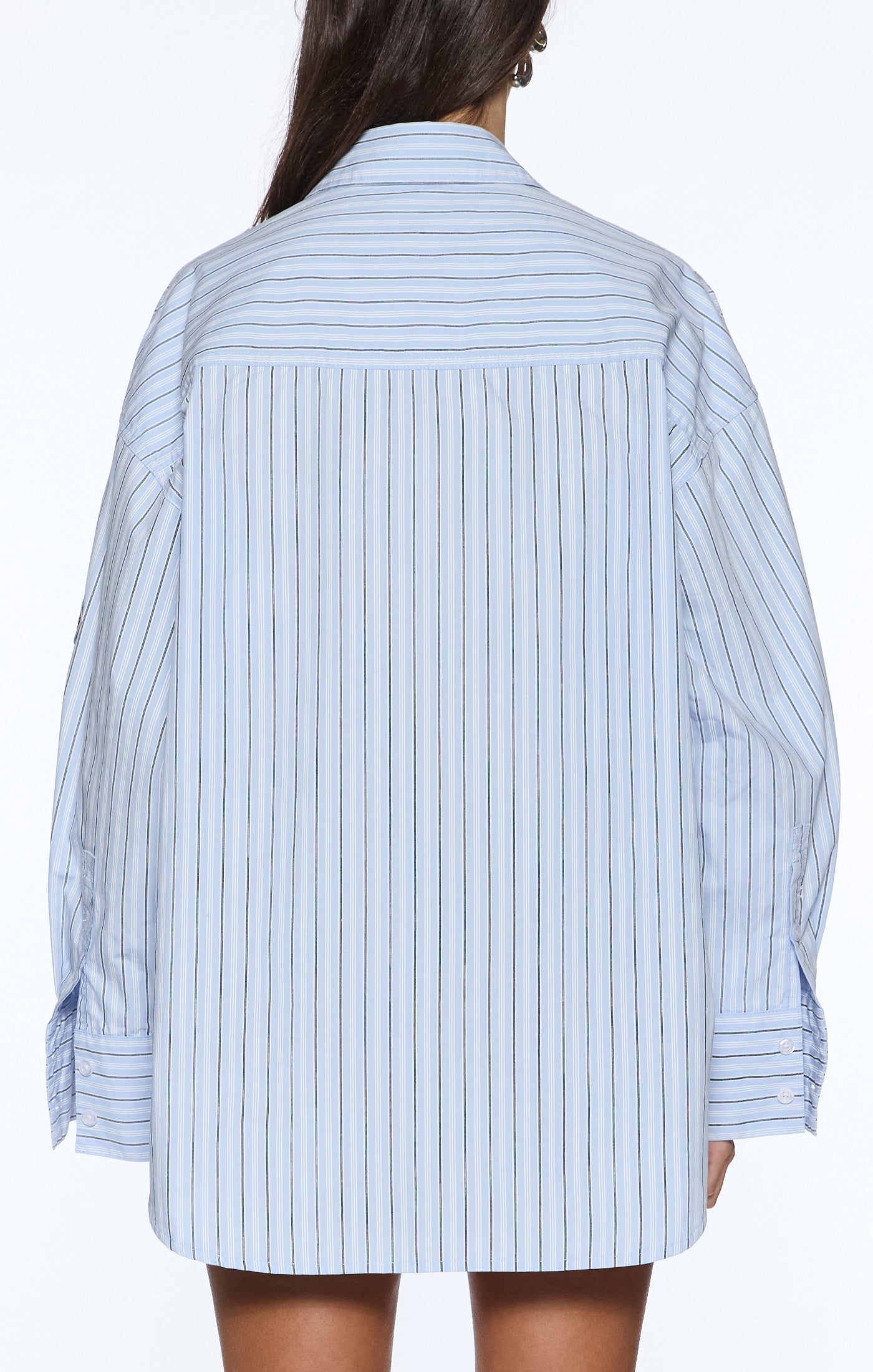 Astra LS Shirt - Blu Stripe Badg