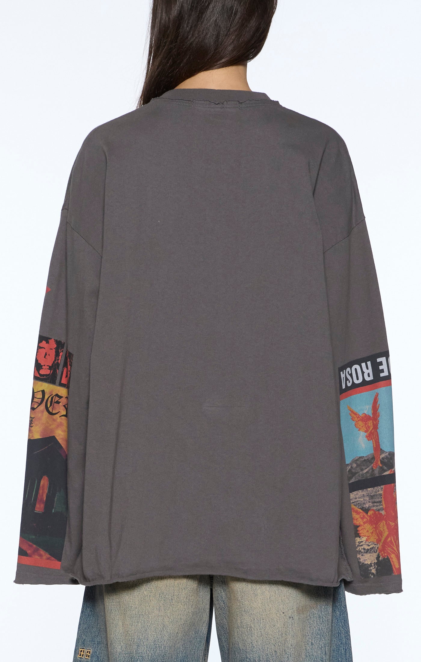 Altar LS Boyfriend Tee - Charcoal