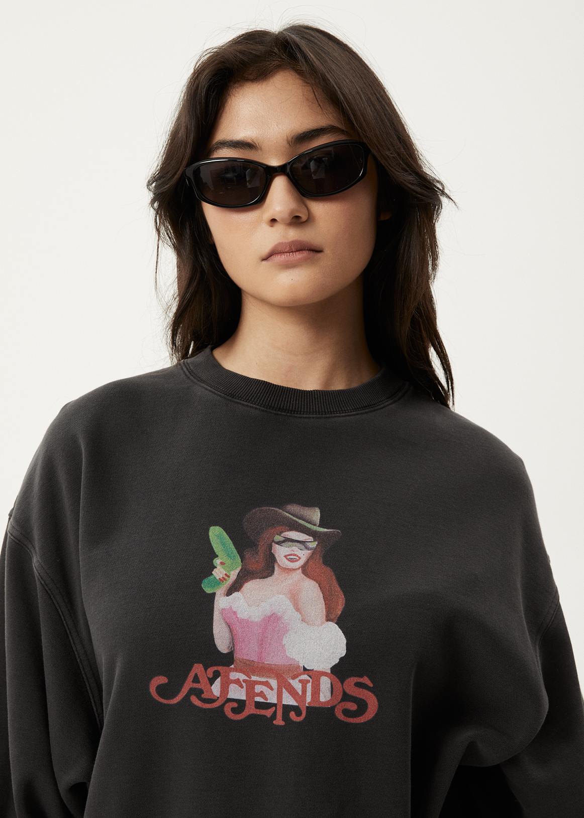 Worlds Above - Crew Neck - Charcoal