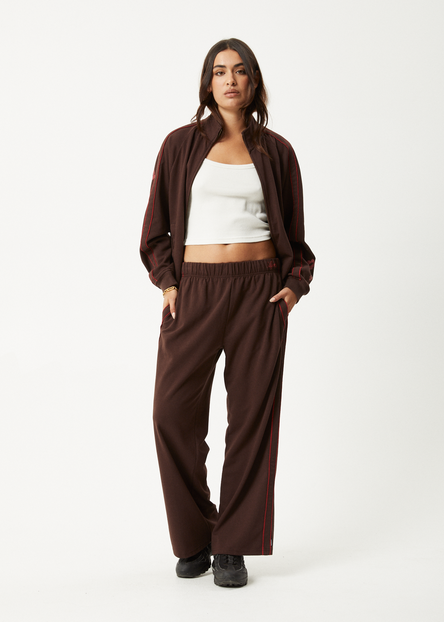 Avenue - Track Pant - Coffee