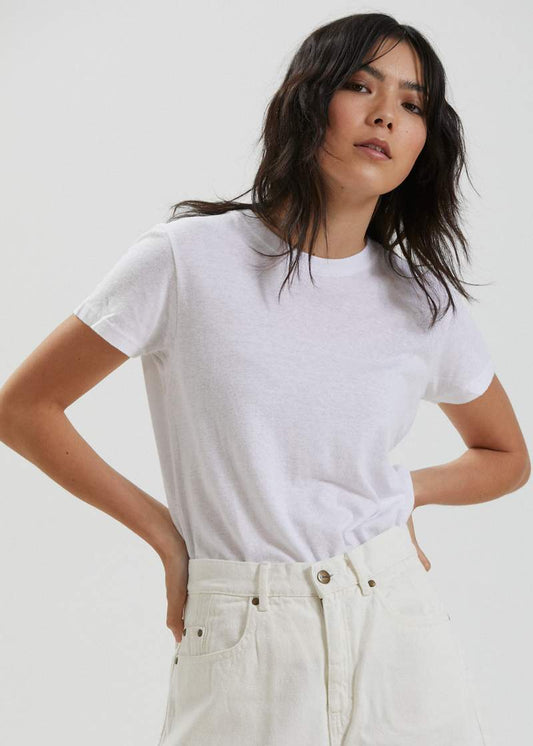 Hemp Basics - Standard Fit Tee - White