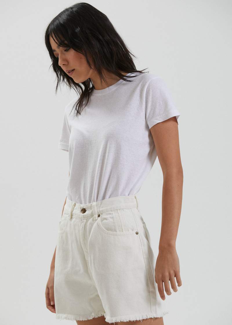 Hemp Basics - Standard Fit Tee - White