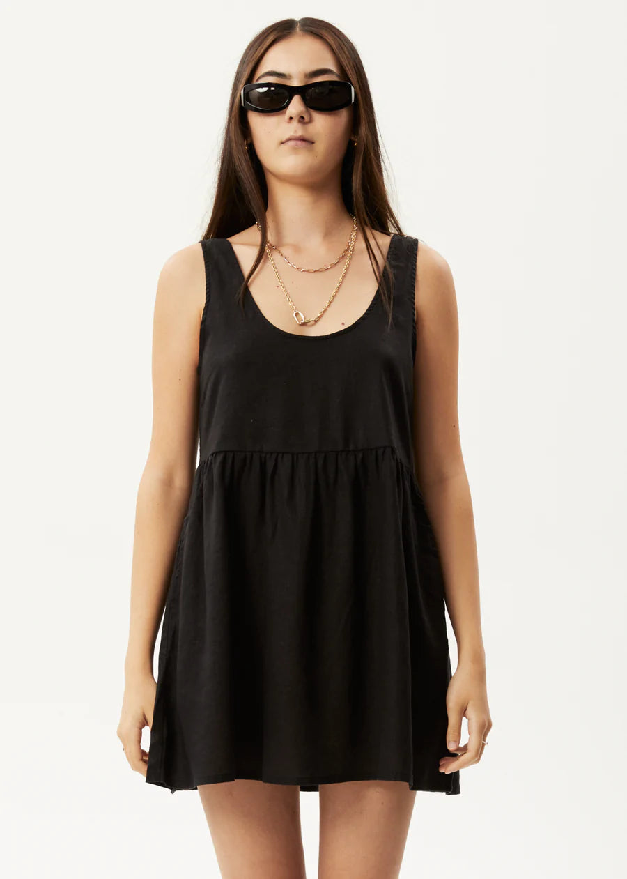 Jesse - Hemp Mini Dress - Black