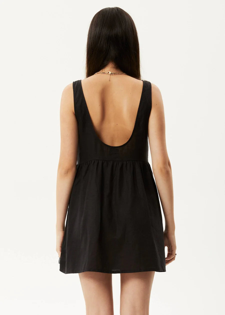 Jesse - Hemp Mini Dress - Black