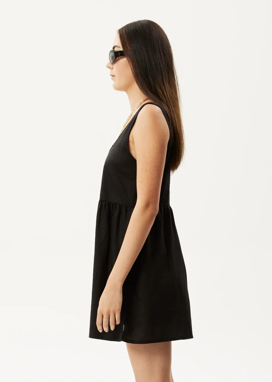 Jesse - Hemp Mini Dress - Black