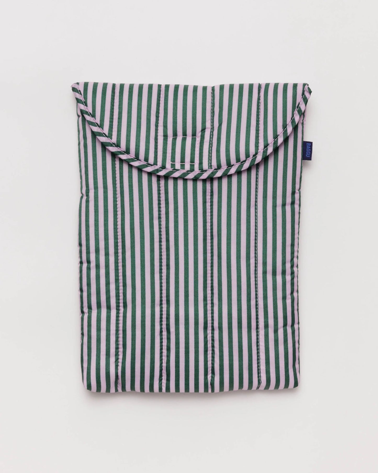 Puffy Laptop Sleeve 13"/14" - Lilac Candy Stripe