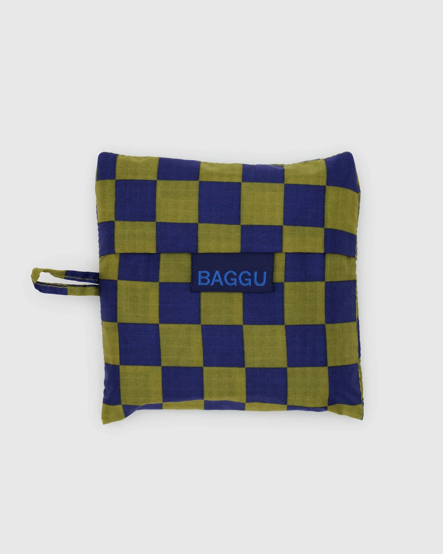 Standard Baggu - Pear Navy Check