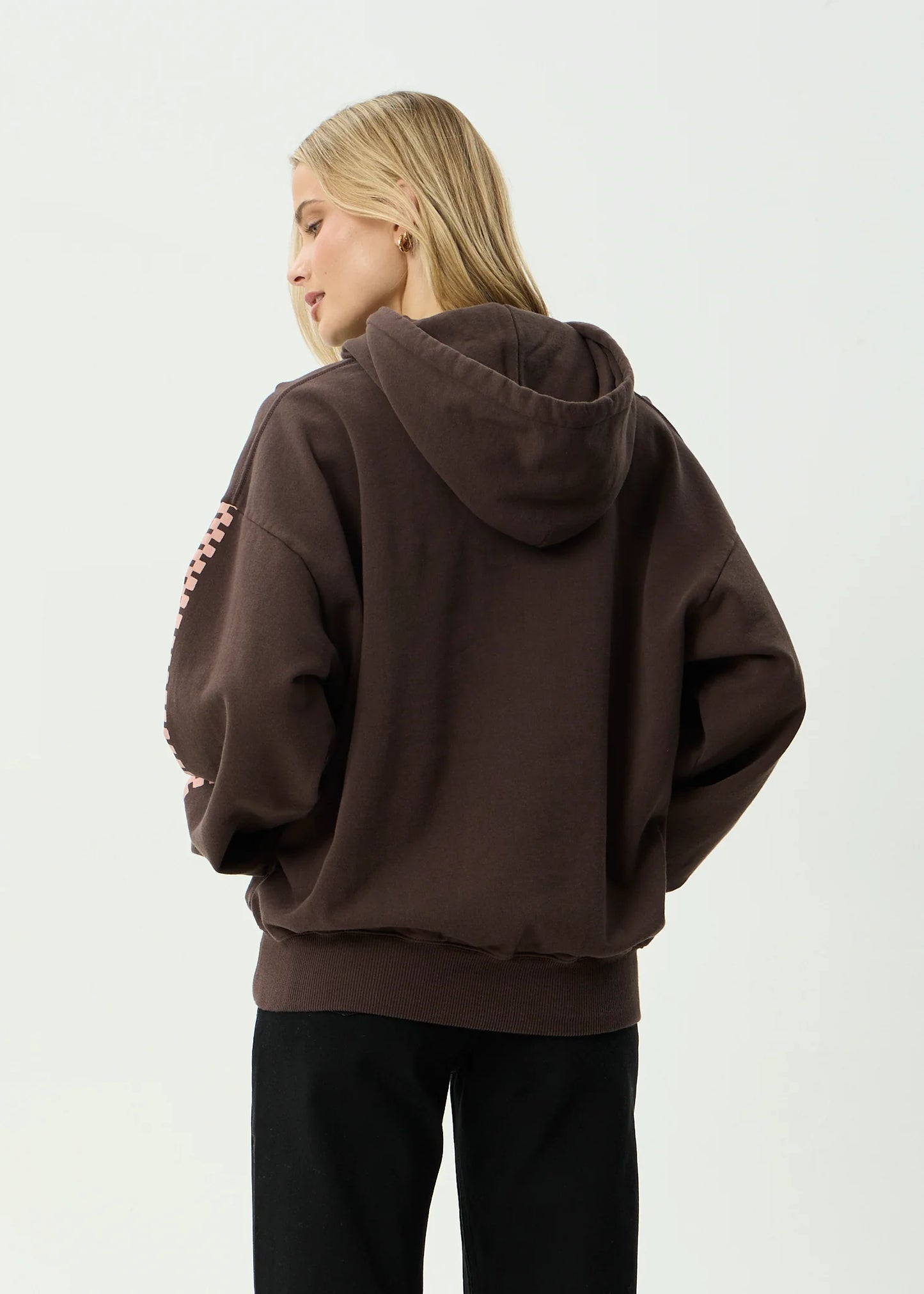Reality Check - Boxy Pull On Hood - Coffee