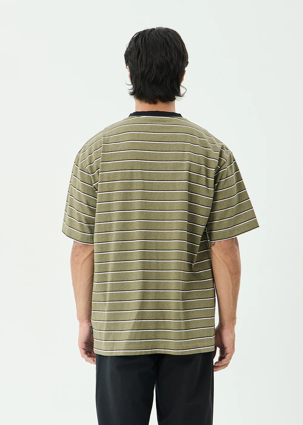 Altitude - Boxy Tee - Stone Stripe