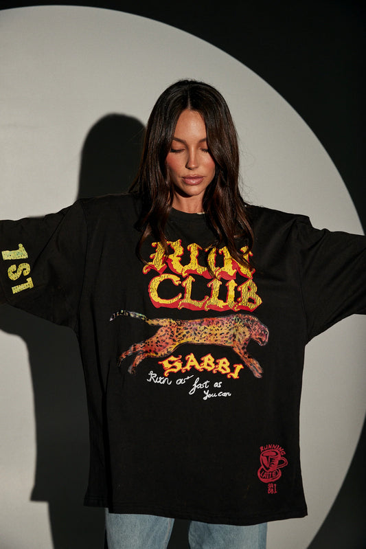 Run Club Tee - Black