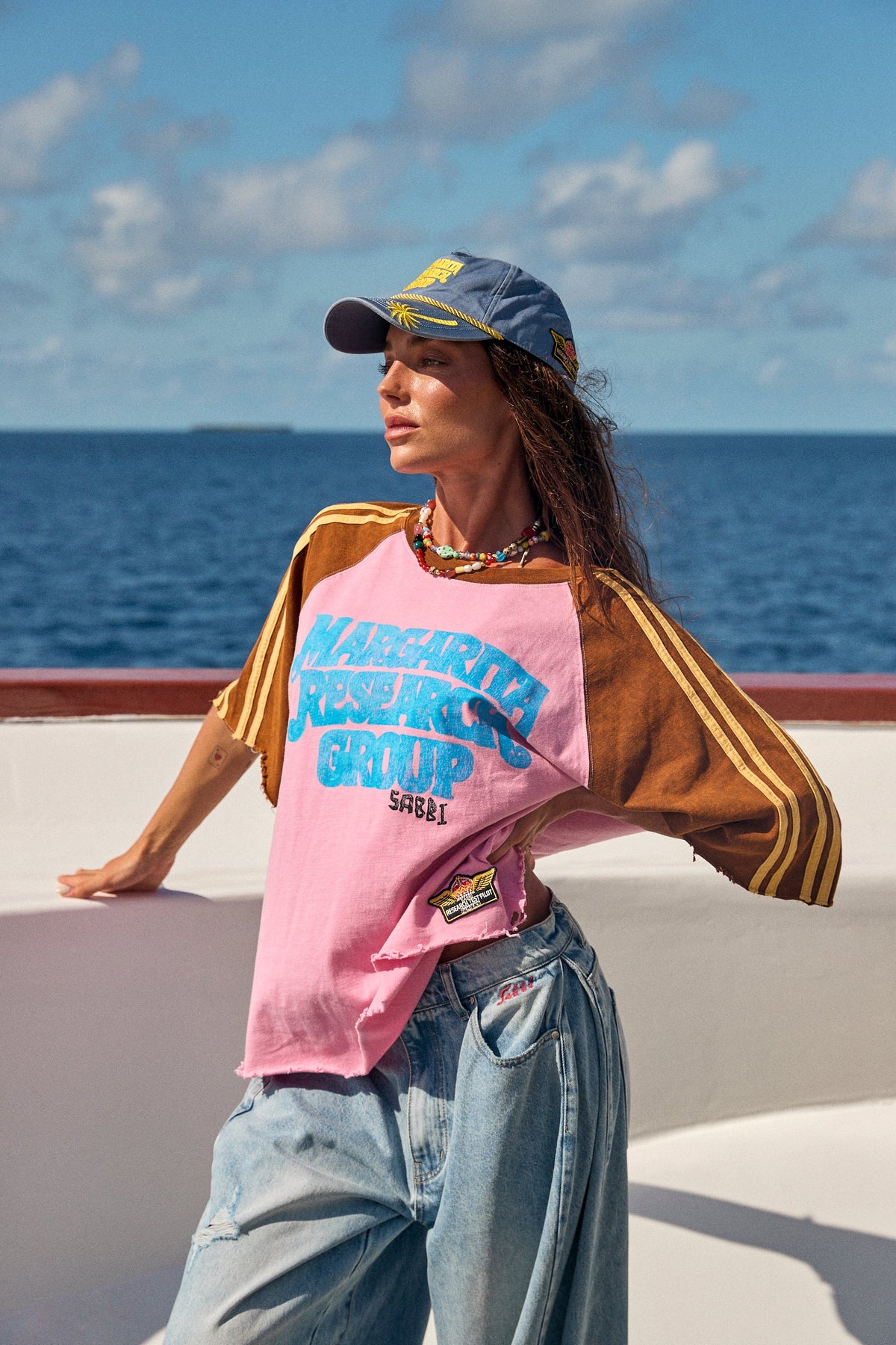 Sabbi Margie Research Group Tee - Pink - NZ | Everyone’s Store Raglan