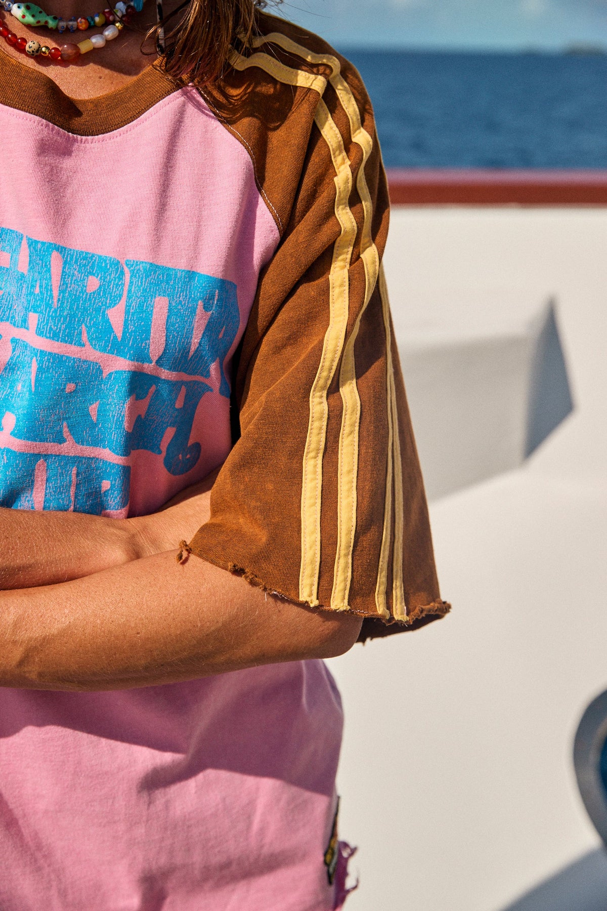 Sabbi Margie Research Group Tee - Pink - NZ | Everyone’s Store Raglan