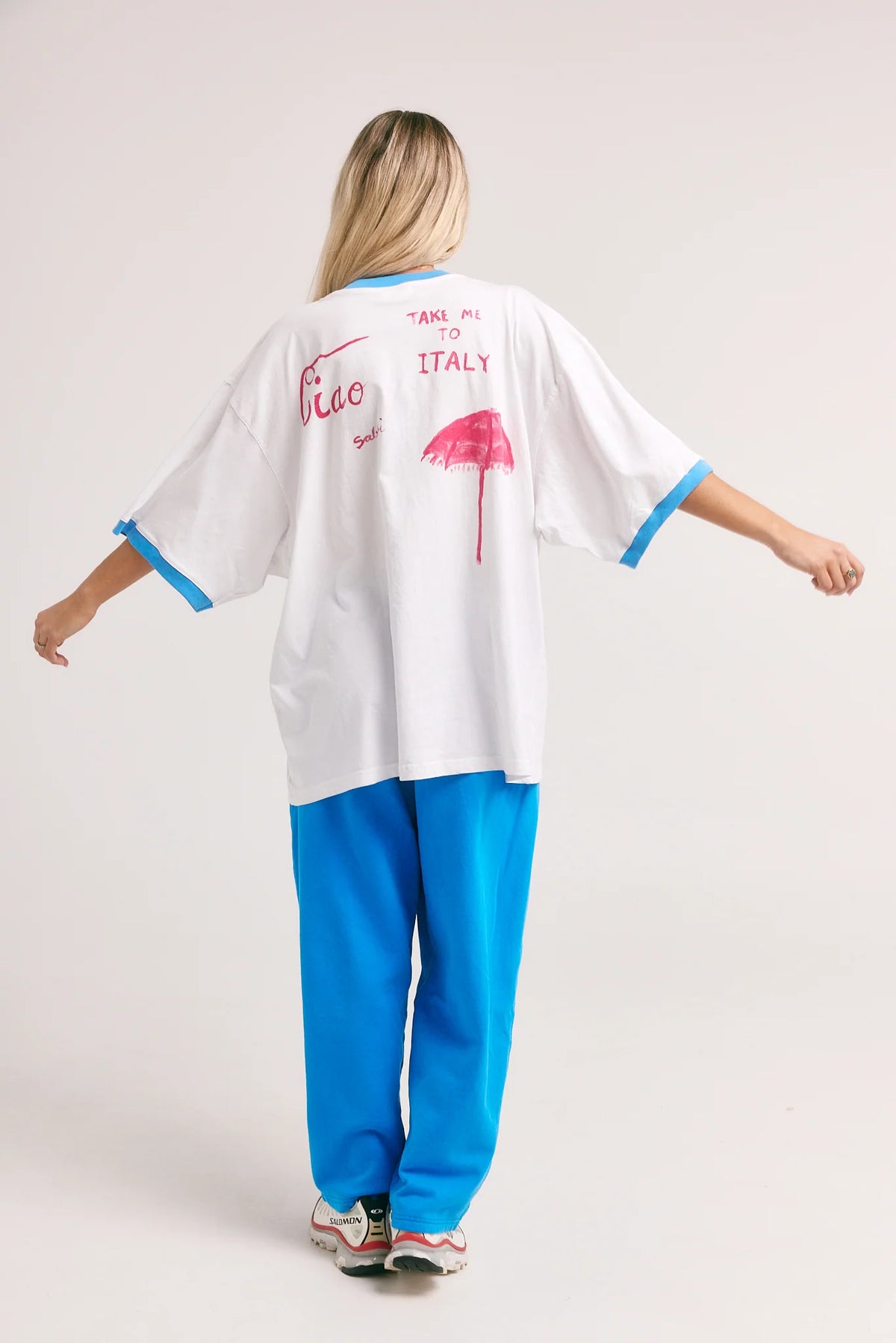 Feed Me Pasta Tee - White