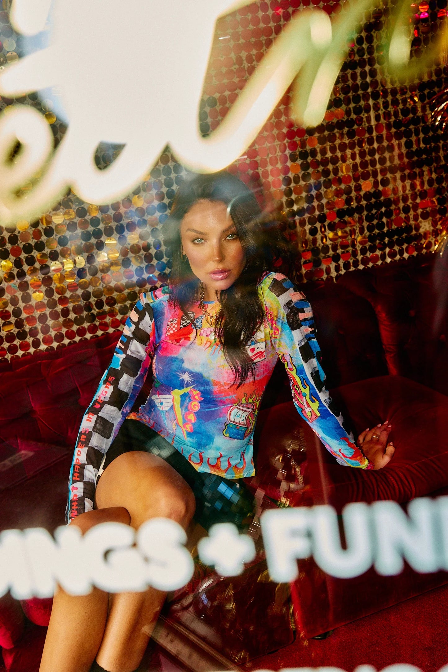What Happens in Vegas Mesh Top