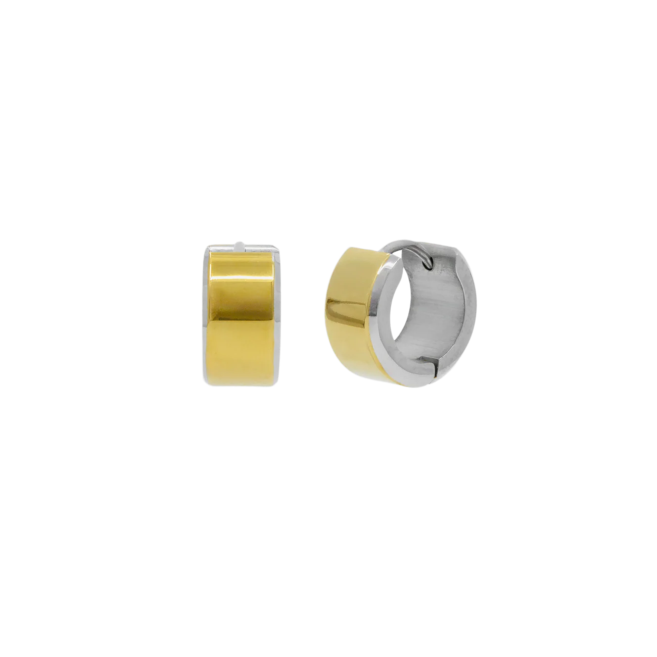 Iris Earrings - Two Tone