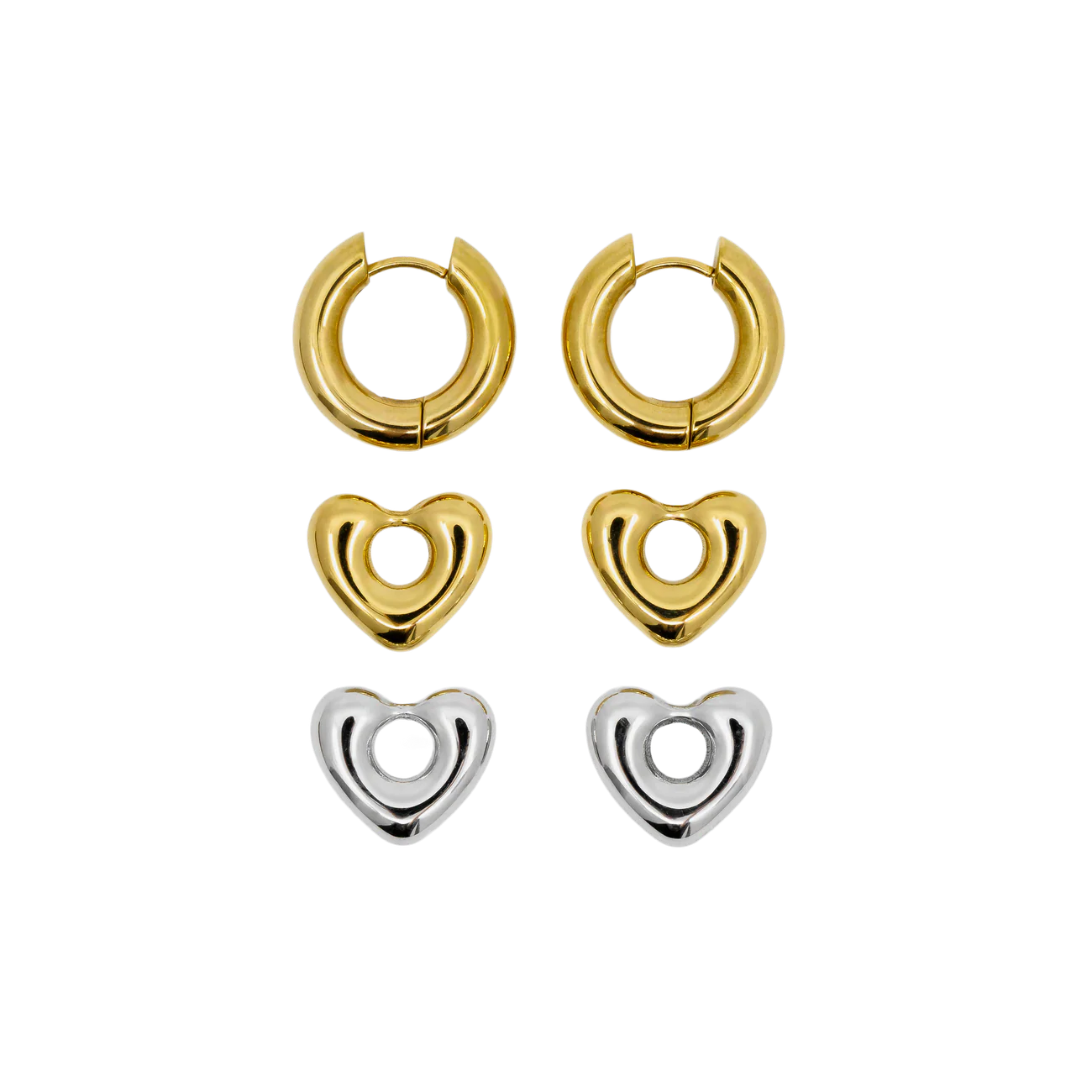 Romeo Earrings - Gold
