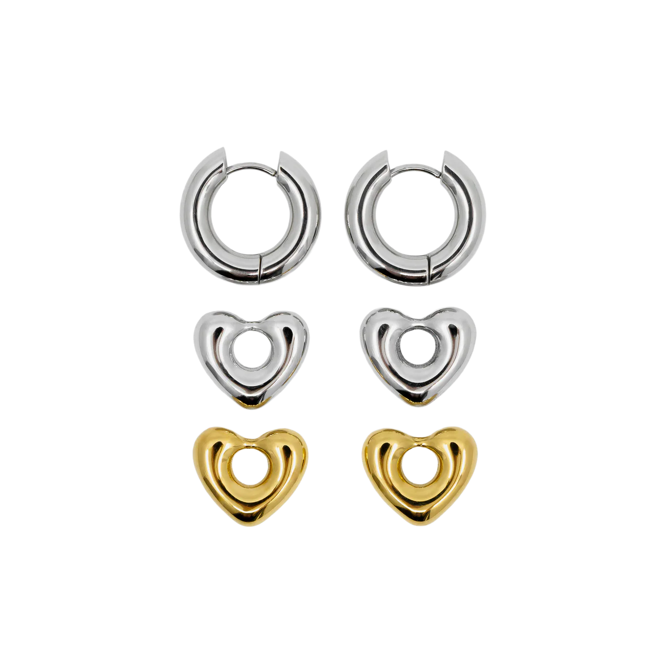 Romeo Earrings - Silver