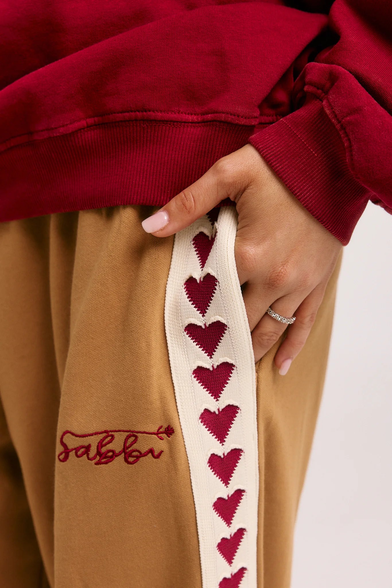 The Raving Hearts Pant - Caramel