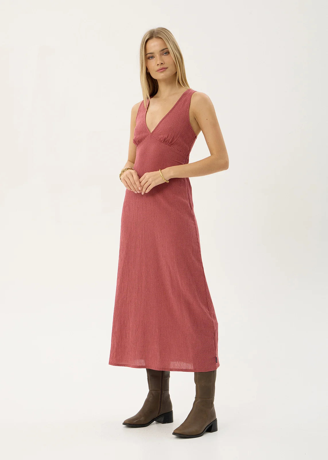 Tully Maxi Dress - Indy Rose Check