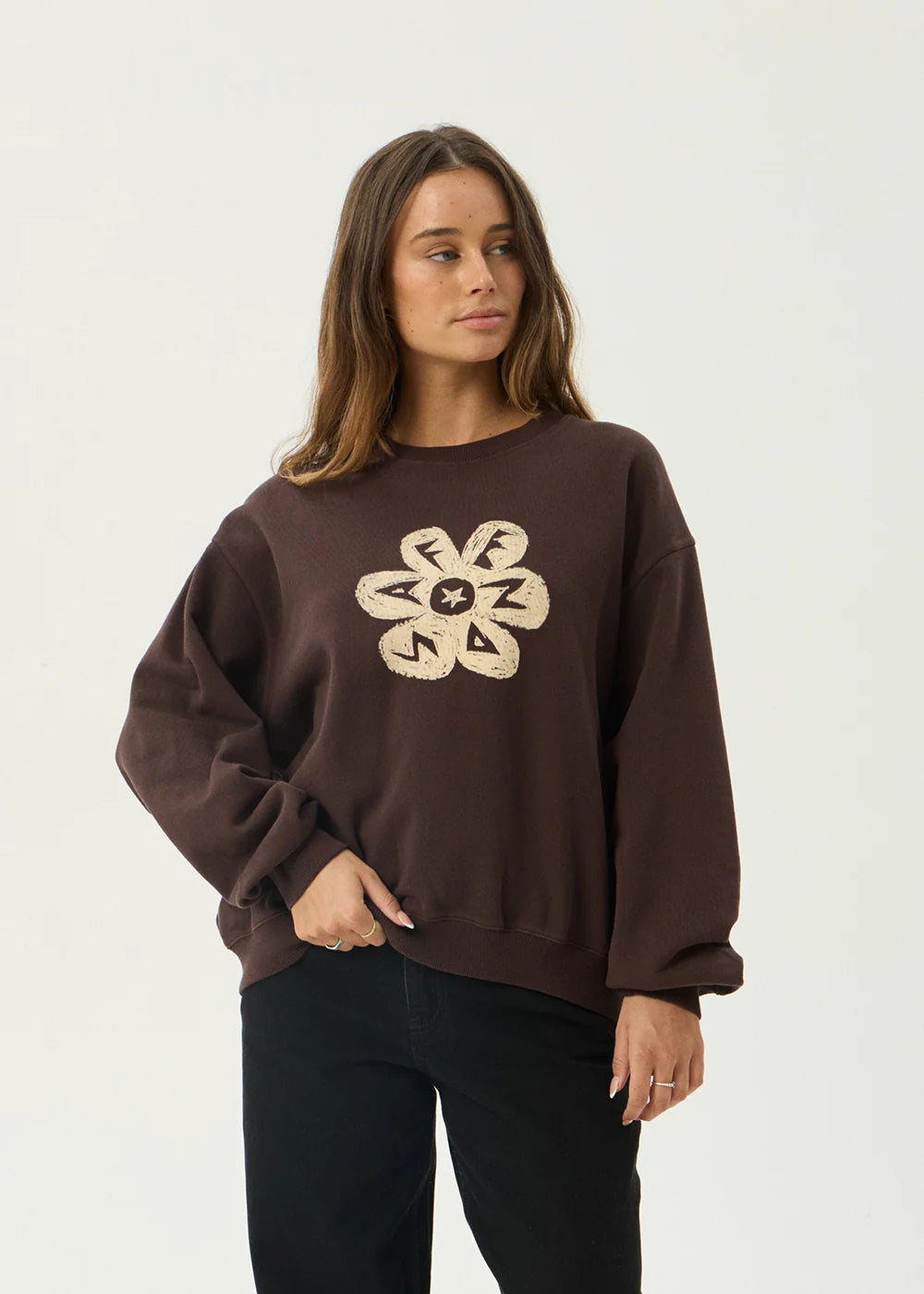 Raven - Crew Neck - Coffee