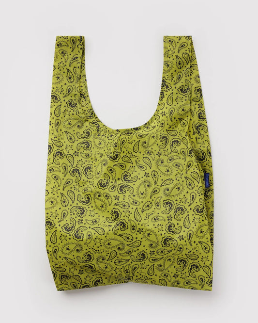 Standard Baggu - Chartreuse Paisley