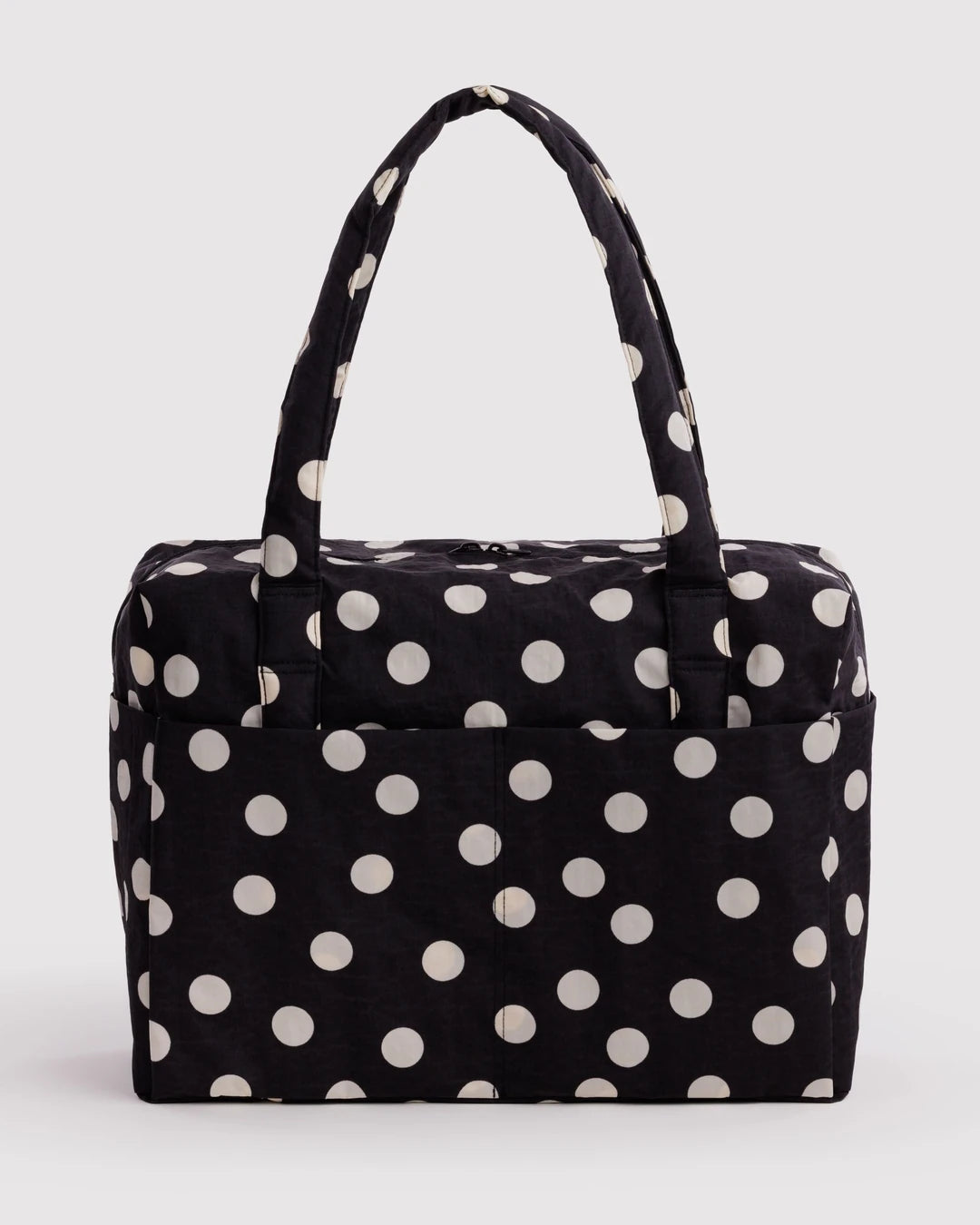 Cloud Carry-on - Black and Cream Polka Dot