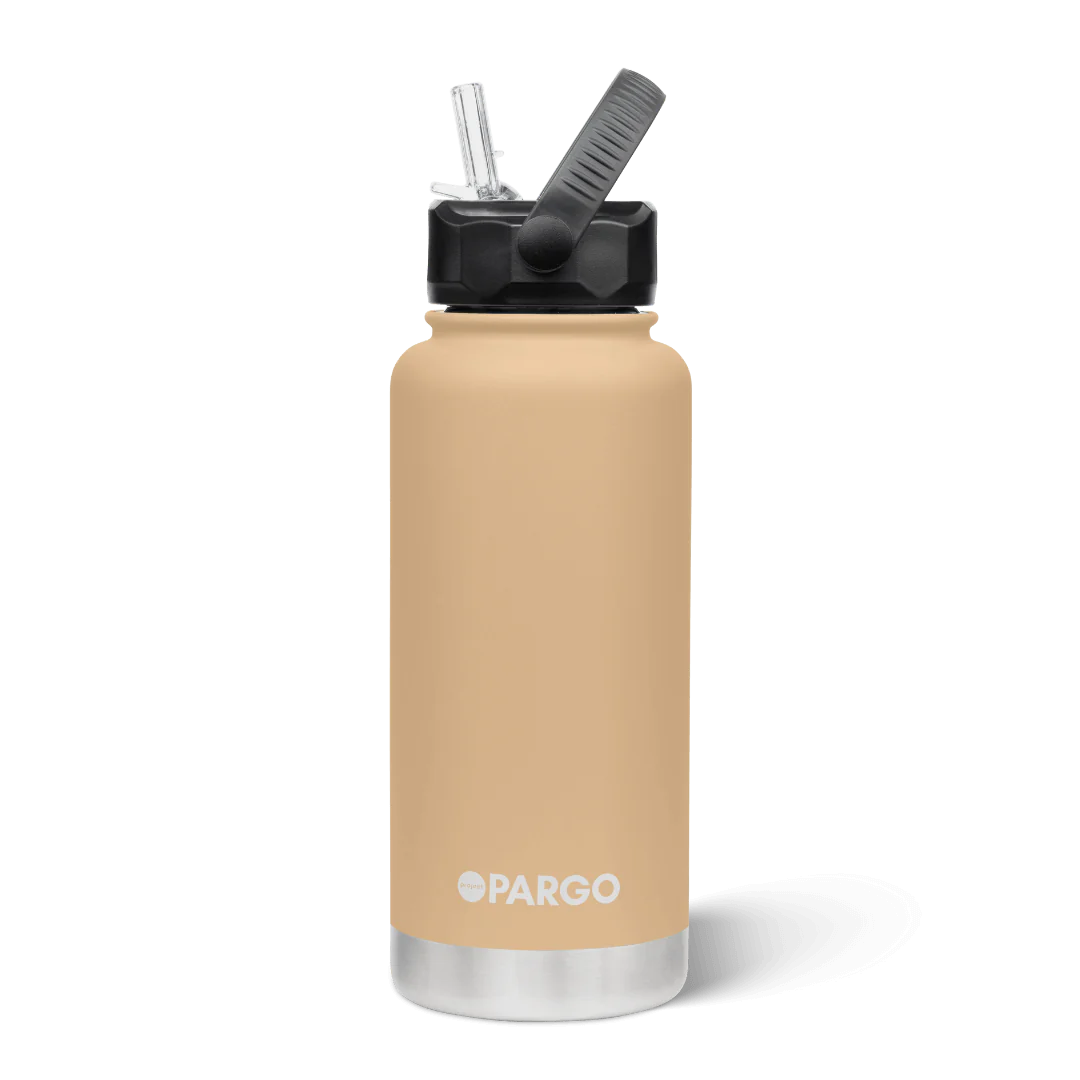 950ml Pargo Bottle w/ Straw Lid - Desert Sand
