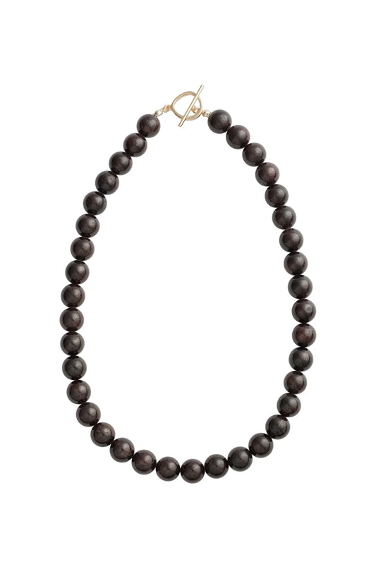 Garnet Beaded Necklace