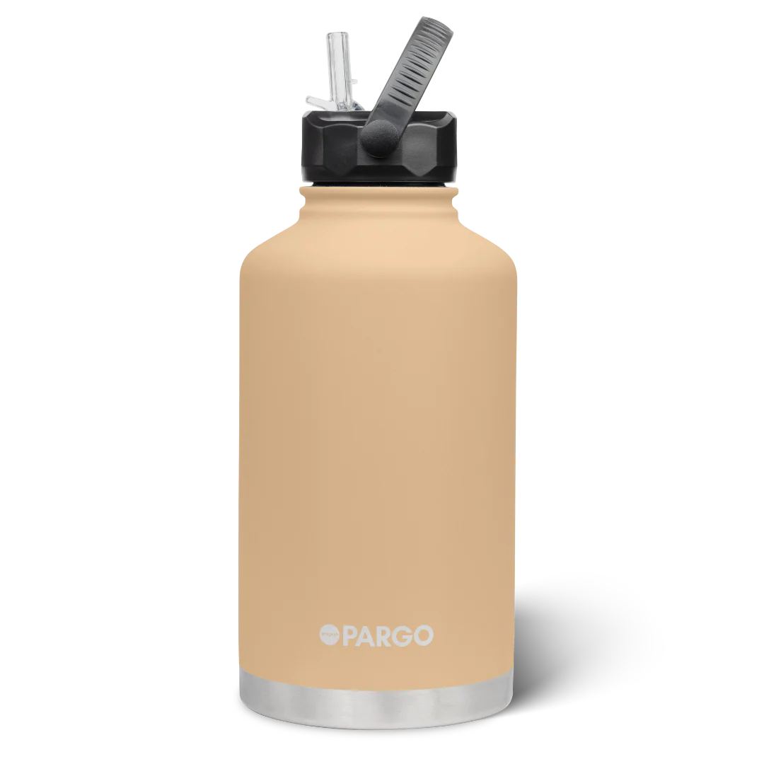 1890ml Insulated Bottle w/ Straw Lid - Sand