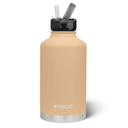 1890ml Insulated Bottle w/ Straw Lid - Sand