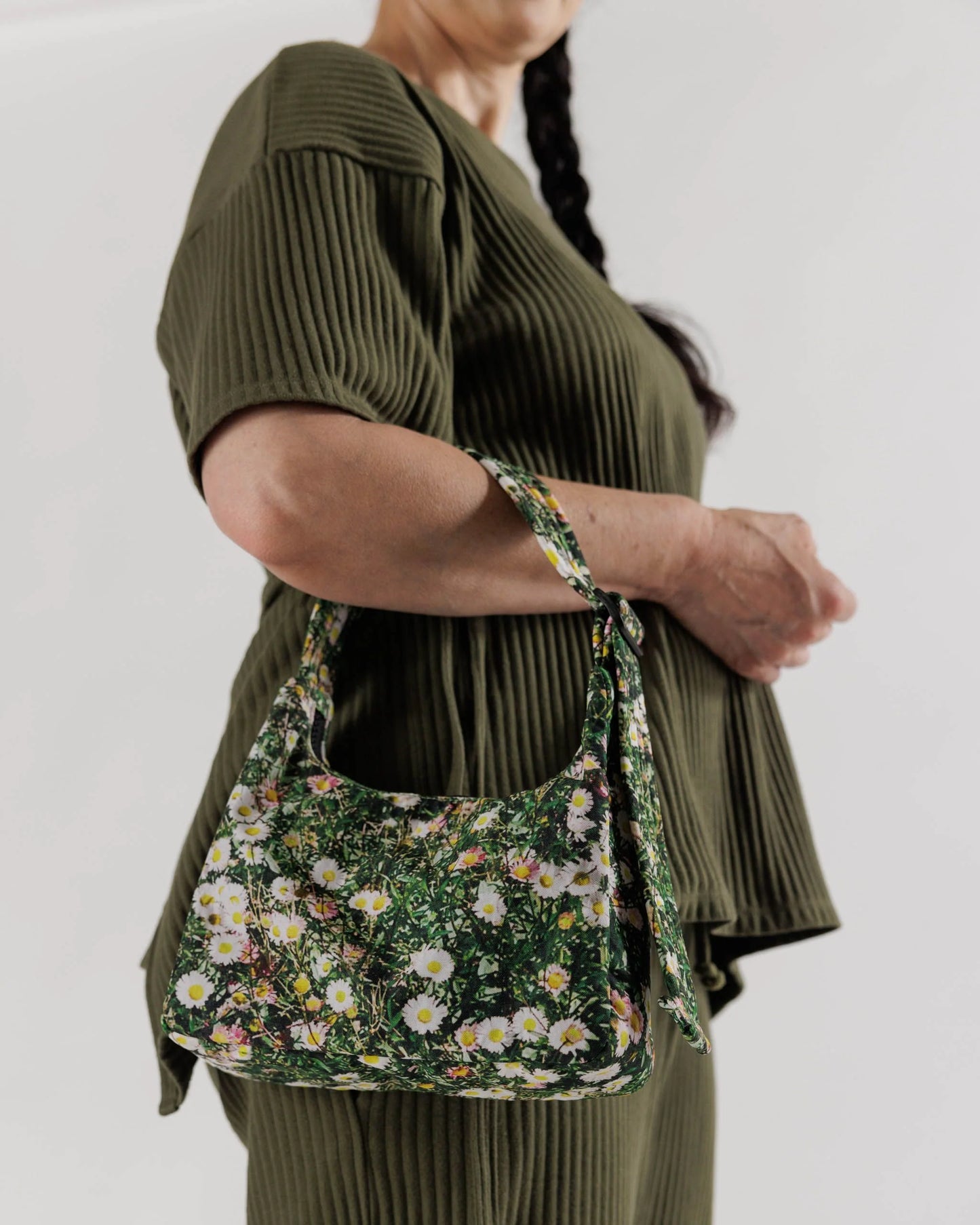 Mini Nylon Shoulder Bag - Daisy