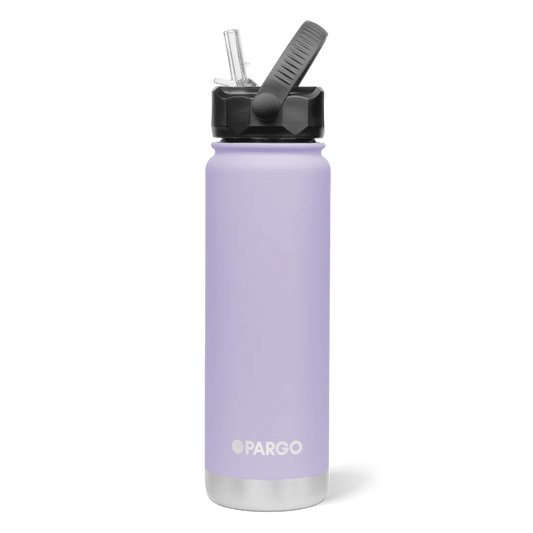 750ml Pargo Bottle - Straw Lid - Love Lilac