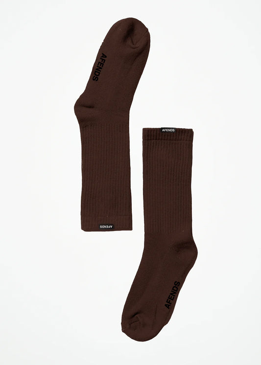 Happy Hemp Socks - One Pack - Coffee