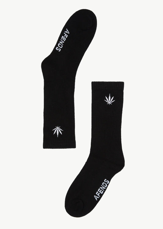 Happy Hemp Socks - One Pack - Black