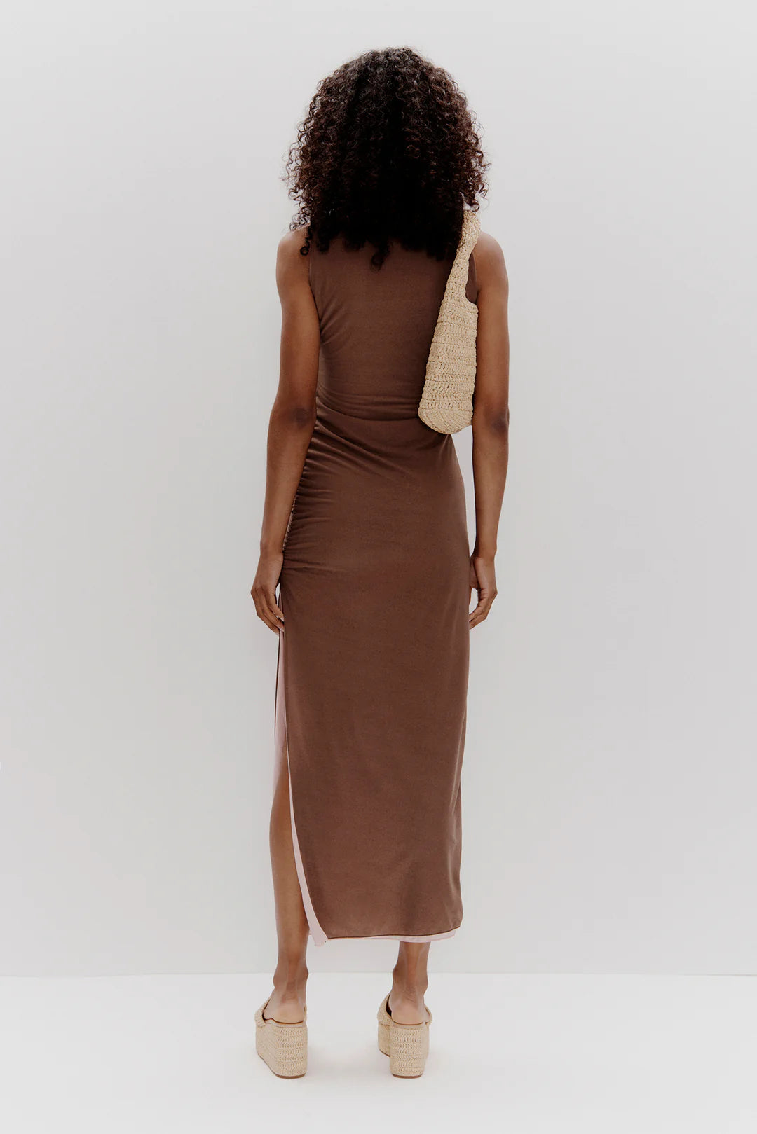 Chameleon Midi Dress - Rocky Road