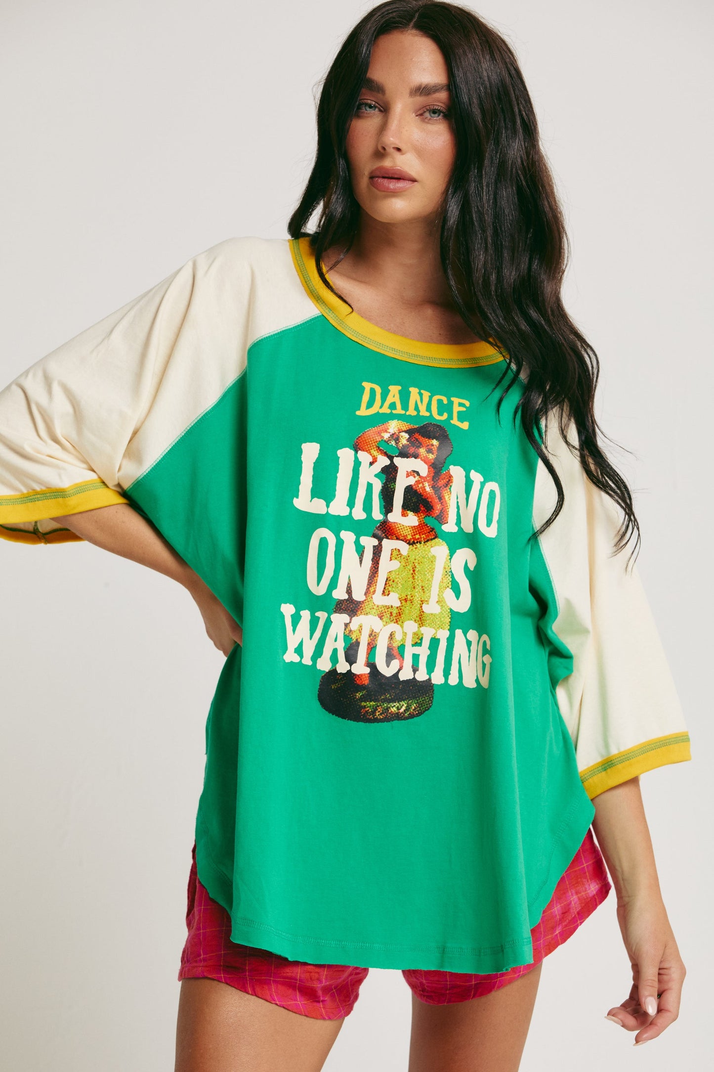 The Dance Raglan Tee - Green