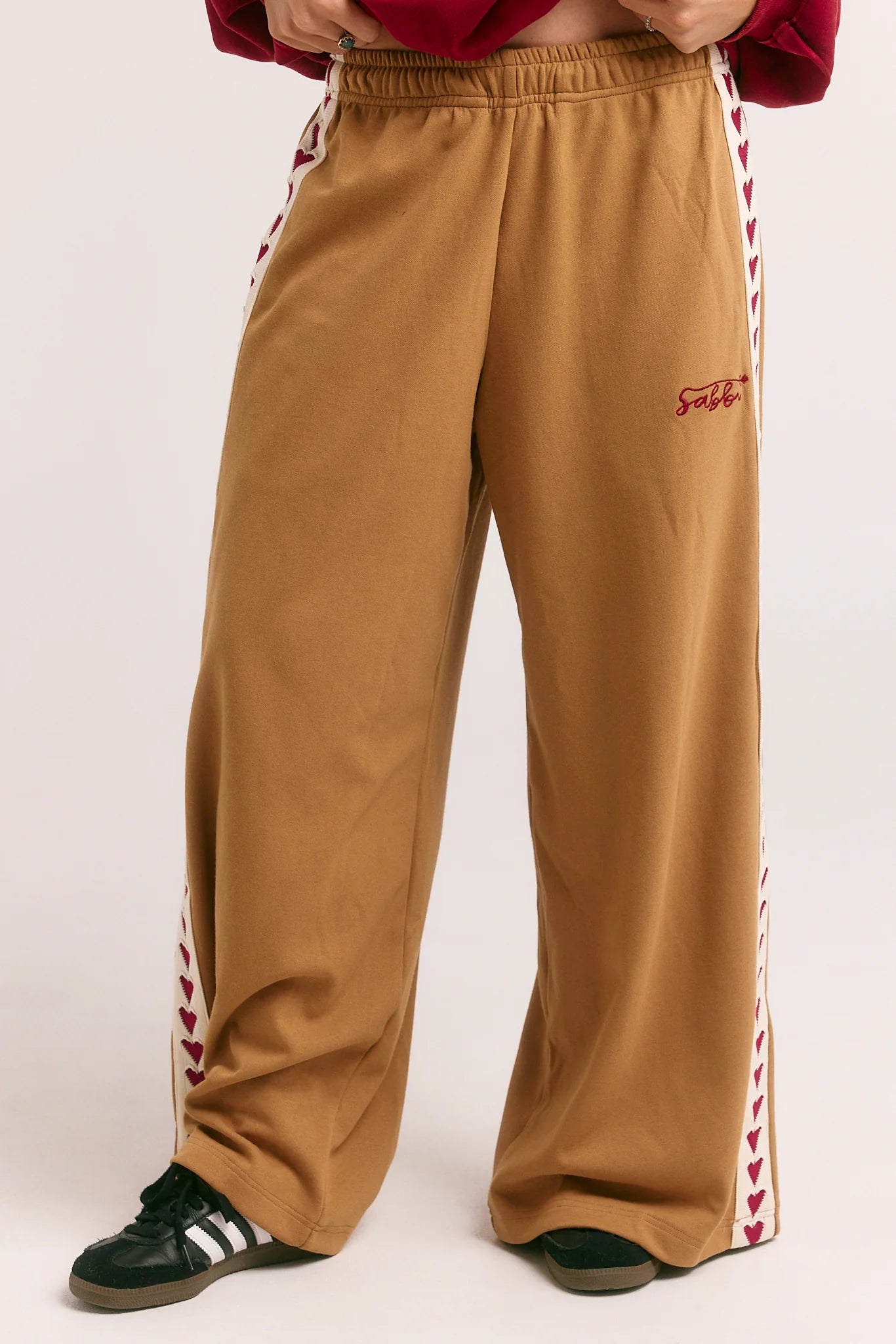 The Raving Hearts Pant - Caramel