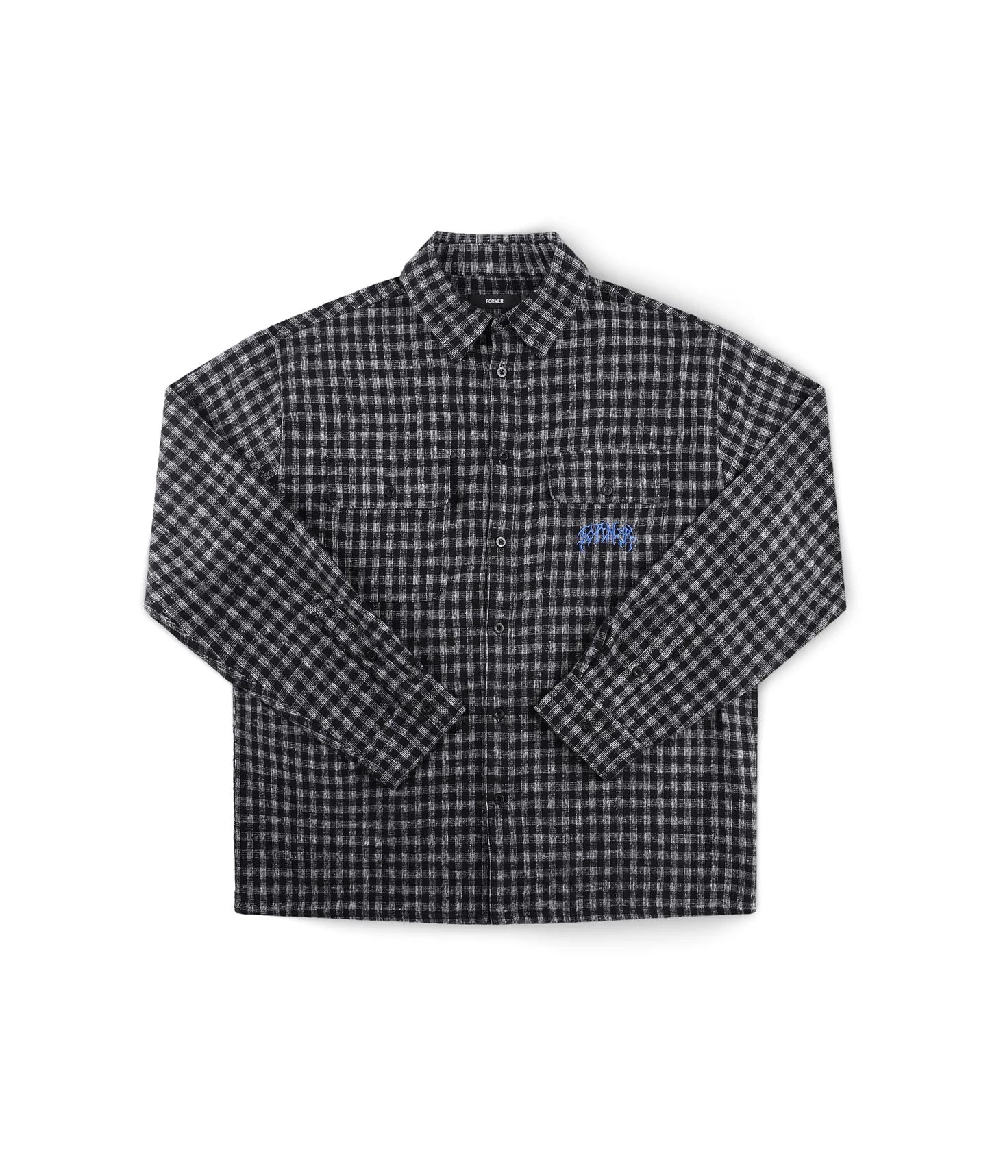 Vivian Flannel LS Shirt - Worn Black