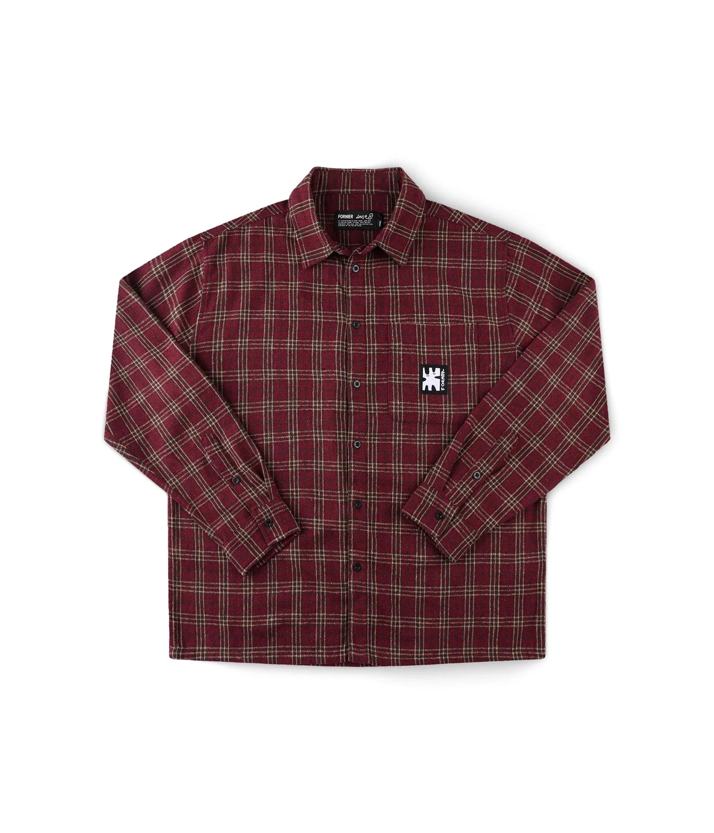 Reynolds Flannel LS Shirt - Red