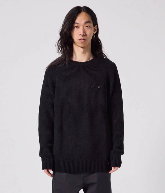 System Knit Crew - Black