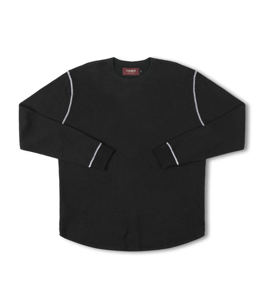 AG Waffle LS - Black/White