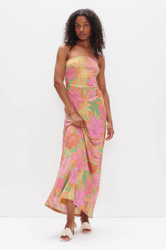 Luminous Maxi Dress - Metallic Tropic